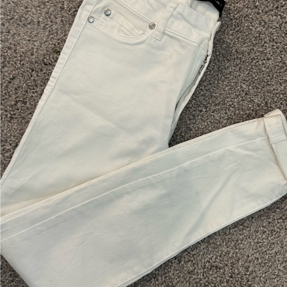 Tahari White High-Rise Skinny Jeans Retail: $89